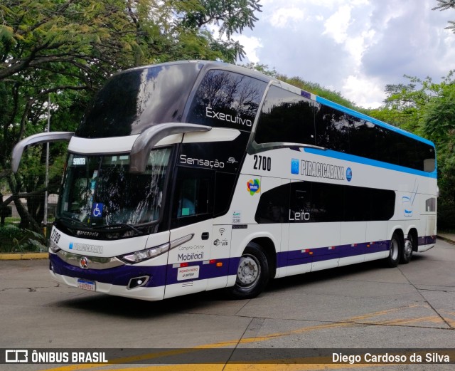 Viação Piracicabana 2700 na cidade de São Paulo, São Paulo, Brasil, por Diego Cardoso da Silva. Número da foto: #10569224.