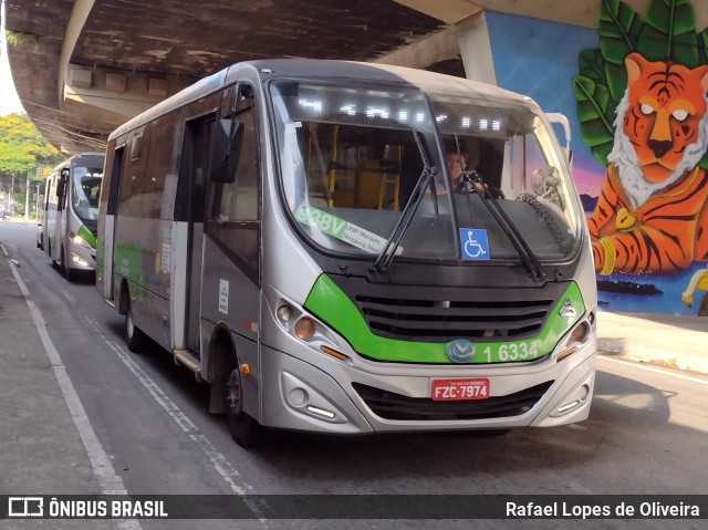 Transcooper > Norte Buss 1 6334 na cidade de São Paulo, São Paulo, Brasil, por Rafael Lopes de Oliveira. Número da foto: #10568798.