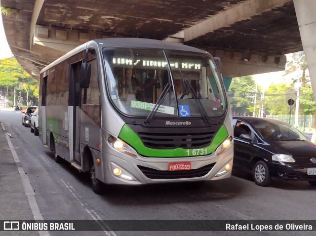 Transcooper > Norte Buss 1 6731 na cidade de São Paulo, São Paulo, Brasil, por Rafael Lopes de Oliveira. Número da foto: #10568805.