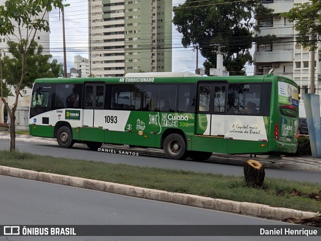 Viação Paraense Cuiabá Transportes 1093 na cidade de Cuiabá, Mato Grosso, Brasil, por Daniel Henrique. ID da foto: 10571081.