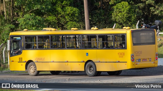 Gidion Transporte e Turismo 10808 na cidade de Joinville, Santa Catarina, Brasil, por Vinicius Petris. ID da foto: 10570799.