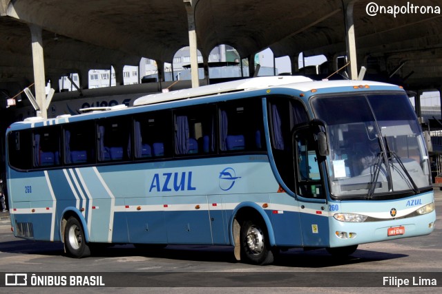 Expresso Azul 260 na cidade de Porto Alegre, Rio Grande do Sul, Brasil, por Filipe Lima. ID da foto: 10570822.