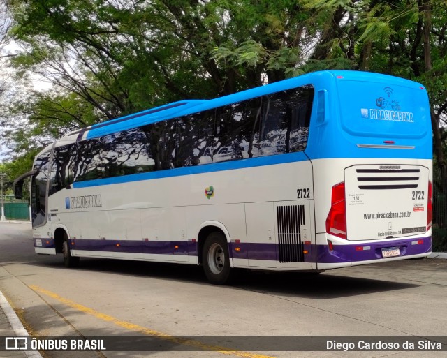 Viação Piracicabana 2722 na cidade de São Paulo, São Paulo, Brasil, por Diego Cardoso da Silva. Número da foto: #10569094.