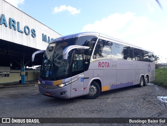 Rota Transportes Rodoviários 7995 na cidade de Santo Antônio de Jesus, Bahia, Brasil, por Busólogo Baixo Sul. ID da foto: 10568948.