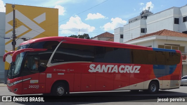 Viação Santa Cruz 29220 na cidade de Santa Rita do Sapucaí, Minas Gerais, Brasil, por jessé pereira. ID da foto: 10571210.