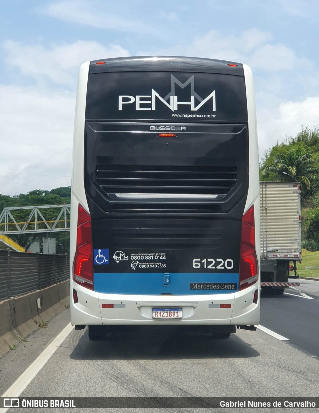 Empresa de Ônibus Nossa Senhora da Penha 61220 na cidade de Piraí, Rio de Janeiro, Brasil, por Gabriel Nunes de Carvalho. Número da foto: #10570270.