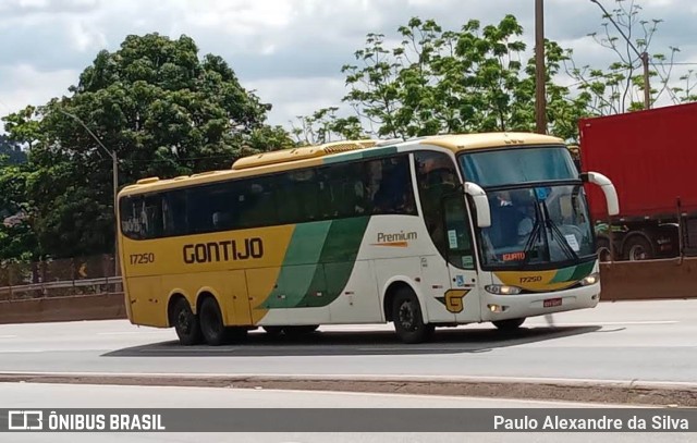 Empresa Gontijo de Transportes 17250 na cidade de Betim, Minas Gerais, Brasil, por Paulo Alexandre da Silva. ID da foto: 10574285.