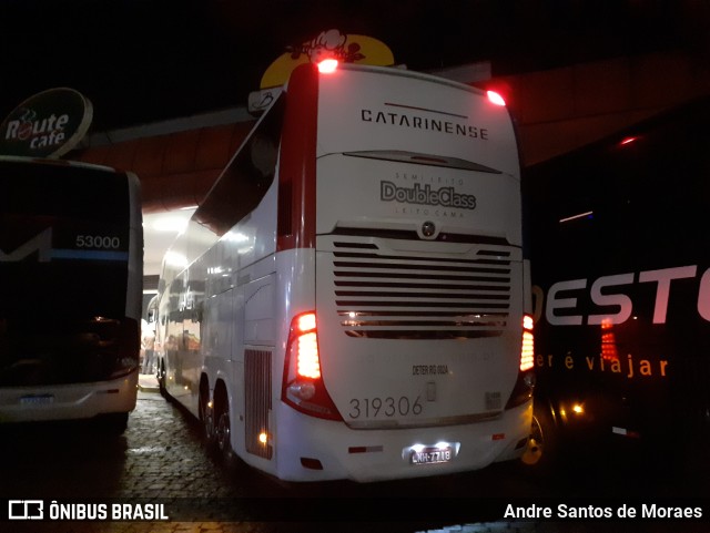 Auto Viação Catarinense 319306 na cidade de Registro, São Paulo, Brasil, por Andre Santos de Moraes. ID da foto: 10573259.