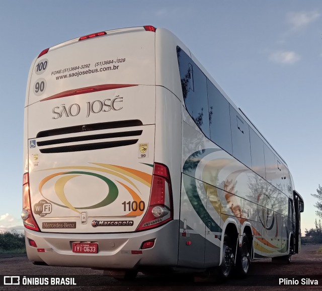 Expresso São José 1100 na cidade de Tramandaí, Rio Grande do Sul, Brasil, por Plinio Silva. ID da foto: 10572315.