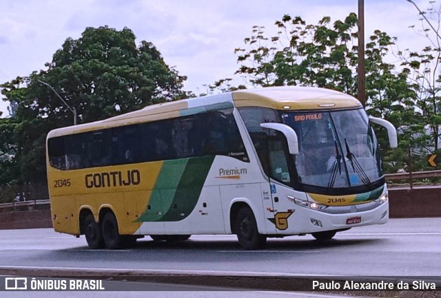 Empresa Gontijo de Transportes 21345 na cidade de Betim, Minas Gerais, Brasil, por Paulo Alexandre da Silva. ID da foto: 10574276.