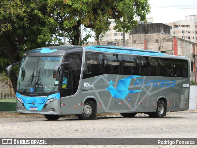 Viação Princesa dos Inhamuns 210 na cidade de Fortaleza, Ceará, Brasil, por Rodrigo Fonseca. Número da foto: #10573779.