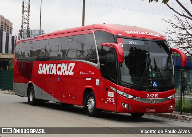 Viação Santa Cruz 23219 na cidade de São Paulo, São Paulo, Brasil, por Vicente de Paulo Alves. Número da foto: #10575263.