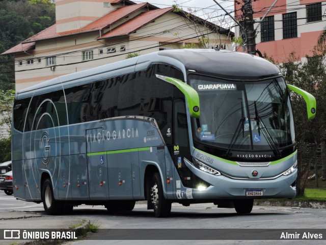 Viação Garcia 82088 na cidade de Blumenau, Santa Catarina, Brasil, por Almir Alves. ID da foto: 10573054.