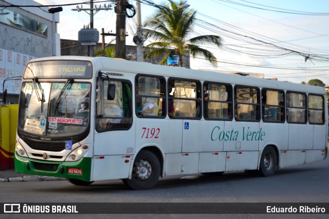 Empresa de Transportes Costa Verde 7192 na cidade de Lauro de Freitas, Bahia, Brasil, por Eduardo Ribeiro. ID da foto: 10572144.