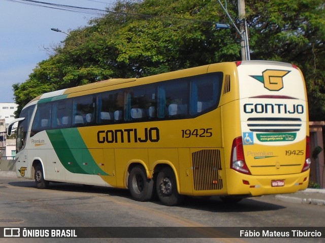 Empresa Gontijo de Transportes 19425 na cidade de Três Corações, Minas Gerais, Brasil, por Fábio Mateus Tibúrcio. ID da foto: 10575749.