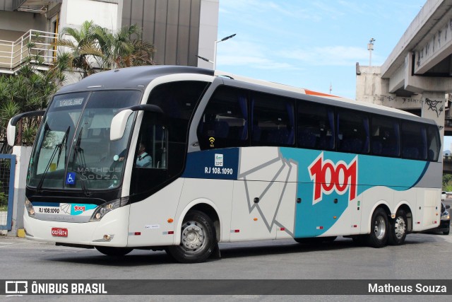 Auto Viação 1001 RJ 108.1090 na cidade de Rio de Janeiro, Rio de Janeiro, Brasil, por Matheus Souza. ID da foto: 10573241.