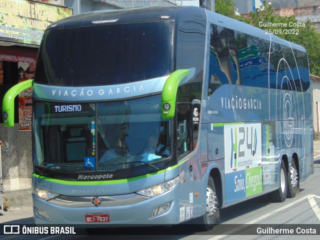 Viação Garcia 8575 na cidade de Aparecida, São Paulo, Brasil, por Guilherme Costa. ID da foto: 10574314.