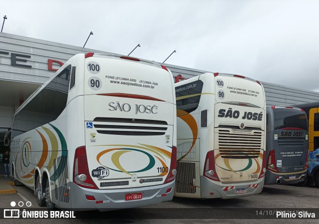 Expresso São José 1100 na cidade de Sombrio, Santa Catarina, Brasil, por Plinio Silva. Número da foto: #10572310.
