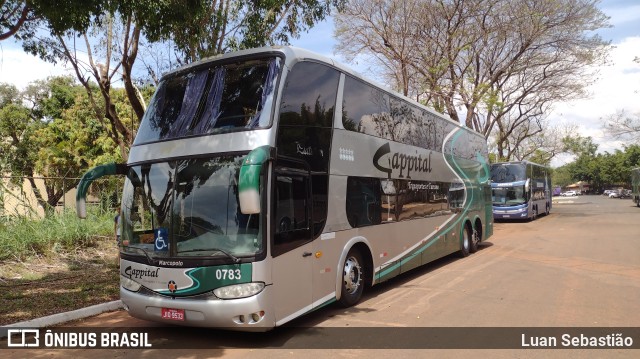Cappital Transportes e Turismo 0783 na cidade de Brasília, Distrito Federal, Brasil, por Luan Sebastião. Número da foto: #10573307.