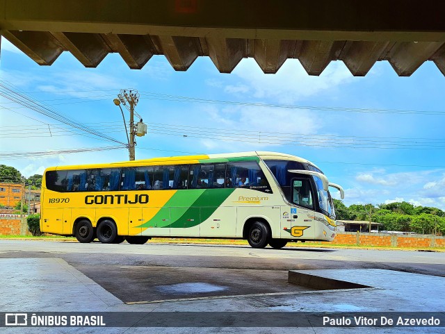 Empresa Gontijo de Transportes 18970 na cidade de Araxá, Minas Gerais, Brasil, por Paulo Vitor De Azevedo. Número da foto: #10573458.