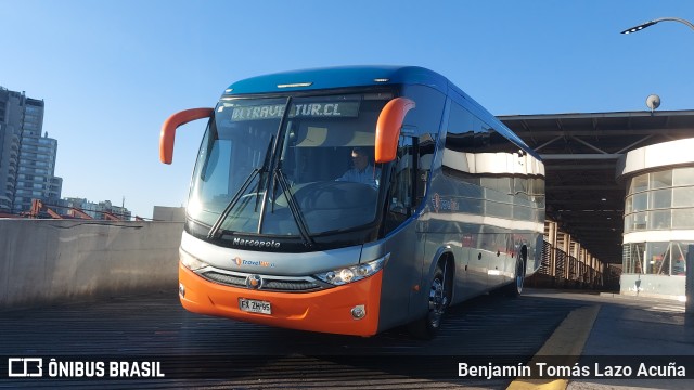 TravelTur FXZH95 na cidade de Estación Central, Santiago, Metropolitana de Santiago, Chile, por Benjamín Tomás Lazo Acuña. Número da foto: #10574665.