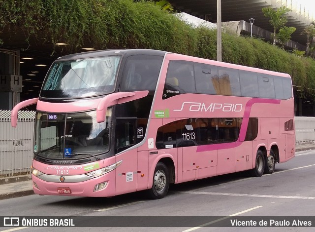 Viação Sampaio 11613 na cidade de Belo Horizonte, Minas Gerais, Brasil, por Vicente de Paulo Alves. ID da foto: 10572776.