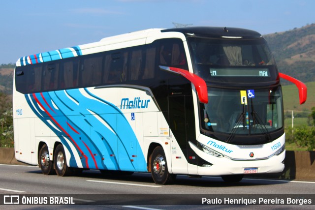 Malitur Turismo 11500 na cidade de Roseira, São Paulo, Brasil, por Paulo Henrique Pereira Borges. Número da foto: #10573098.