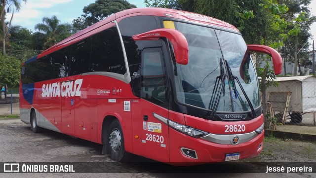 Viação Santa Cruz 28620 na cidade de Pouso Alegre, Minas Gerais, Brasil, por jessé pereira. Número da foto: #10573353.