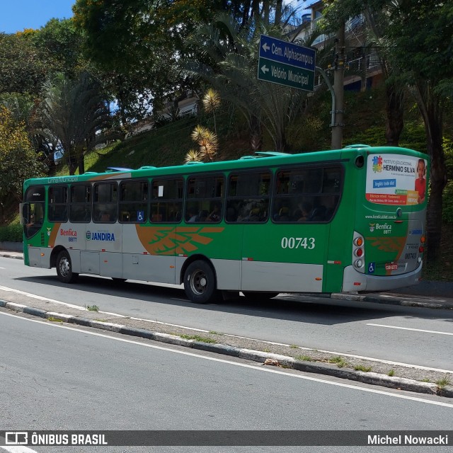 BBTT - Benfica Barueri Transporte e Turismo 00743 na cidade de Jandira, São Paulo, Brasil, por Michel Nowacki. Número da foto: #10574766.