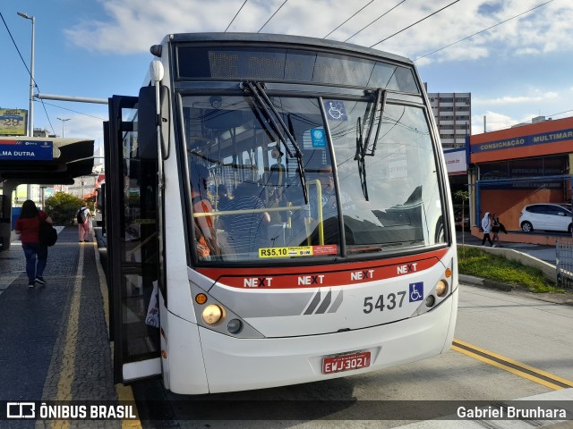 Next Mobilidade - ABC Sistema de Transporte 5437 na cidade de São Bernardo do Campo, São Paulo, Brasil, por Gabriel Brunhara. ID da foto: 10578132.