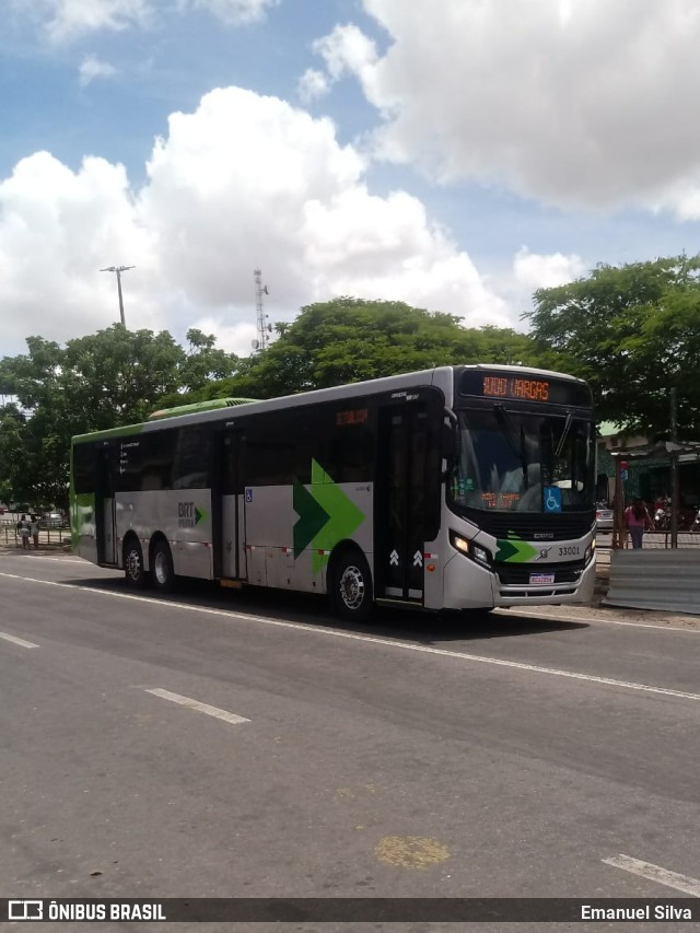 Auto Ônibus São João 33001 na cidade de Feira de Santana, Bahia, Brasil, por Emanuel Silva. ID da foto: 10576026.