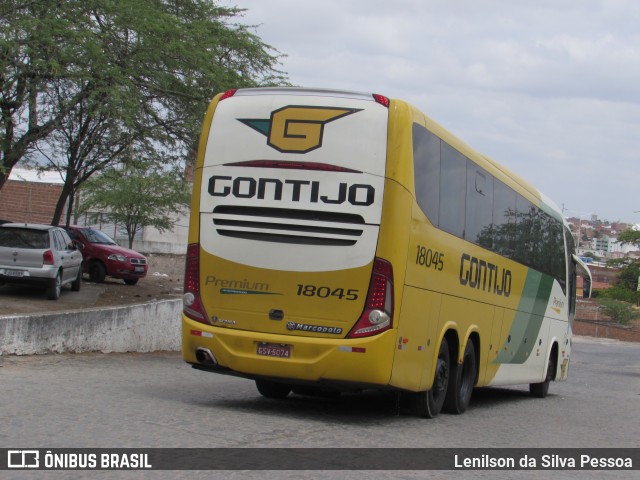 Empresa Gontijo de Transportes 18045 na cidade de Caruaru, Pernambuco, Brasil, por Lenilson da Silva Pessoa. ID da foto: 10577691.