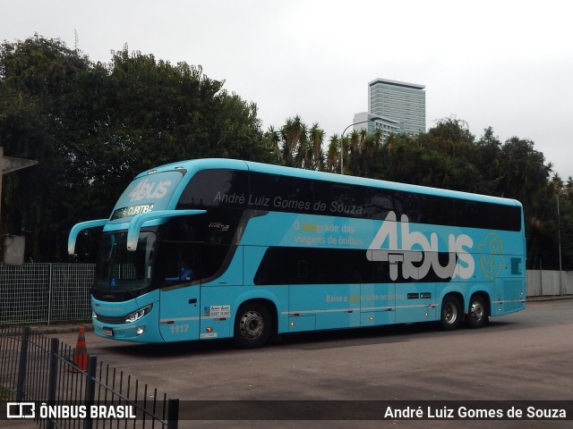 4bus - Cooperativa de Transporte Rodoviário de Passageiros Serviços e Tecnologia - Buscoop 1117 na cidade de Curitiba, Paraná, Brasil, por André Luiz Gomes de Souza. ID da foto: 10576041.