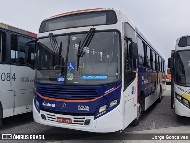 Viação Ideal B28596 na cidade de Rio de Janeiro, Rio de Janeiro, Brasil, por Jorge Gonçalves. ID da foto: 10577359.