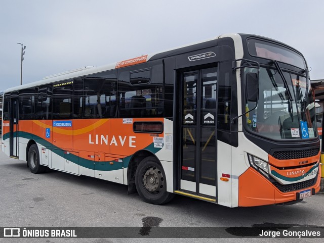 Linave Transportes RJ 146.054 na cidade de Rio de Janeiro, Rio de Janeiro, Brasil, por Jorge Gonçalves. Número da foto: #10577515.