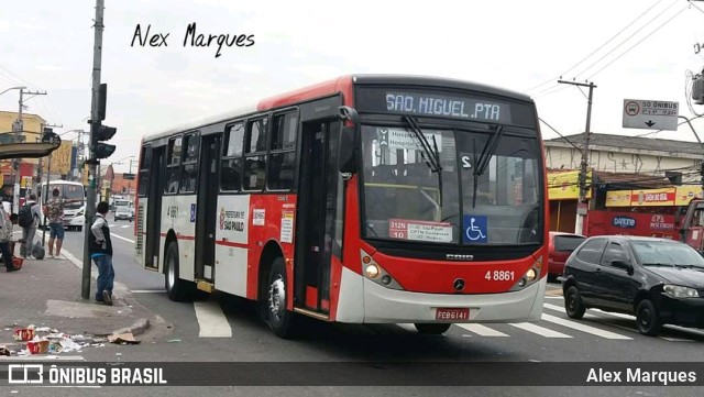 Express Transportes Urbanos Ltda 4 8861 na cidade de São Paulo, São Paulo, Brasil, por Alex Marques. ID da foto: 10578230.