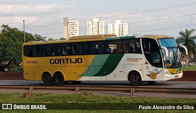 Empresa Gontijo de Transportes 14965 na cidade de Betim, Minas Gerais, Brasil, por Paulo Alexandre da Silva. ID da foto: 10577490.