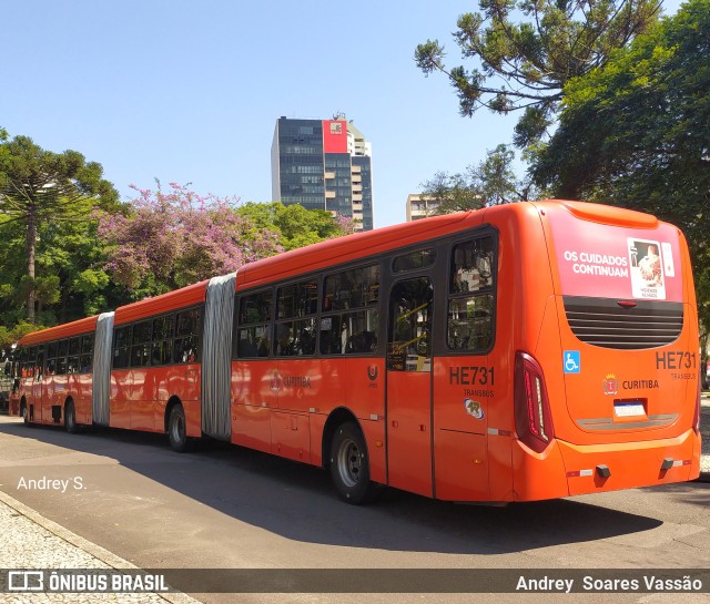 Auto Viação Redentor HE731 na cidade de Curitiba, Paraná, Brasil, por Andrey  Soares Vassão. Número da foto: #10576599.