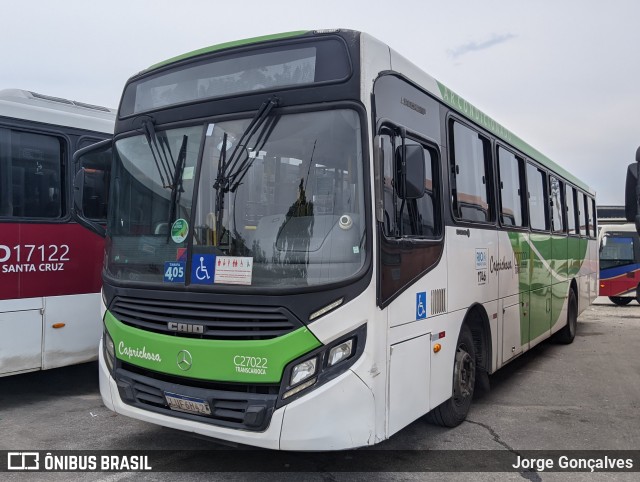 Caprichosa Auto Ônibus C27022 na cidade de Rio de Janeiro, Rio de Janeiro, Brasil, por Jorge Gonçalves. Número da foto: #10577494.