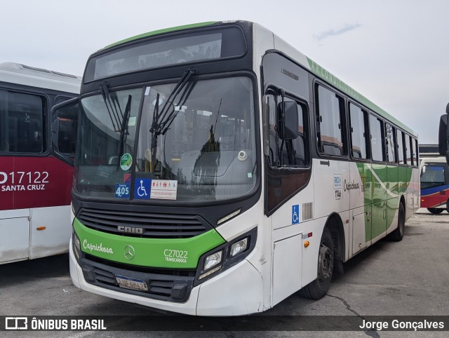 Caprichosa Auto Ônibus C27022 na cidade de Rio de Janeiro, Rio de Janeiro, Brasil, por Jorge Gonçalves. ID da foto: 10577494.