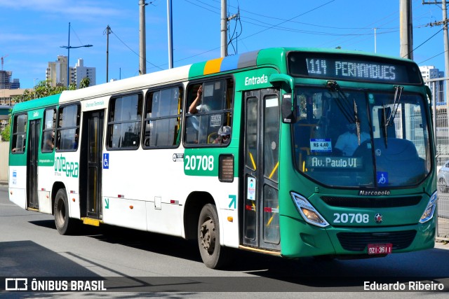 OT Trans - Ótima Salvador Transportes 20708 na cidade de Salvador, Bahia, Brasil, por Eduardo Ribeiro. ID da foto: 10576263.