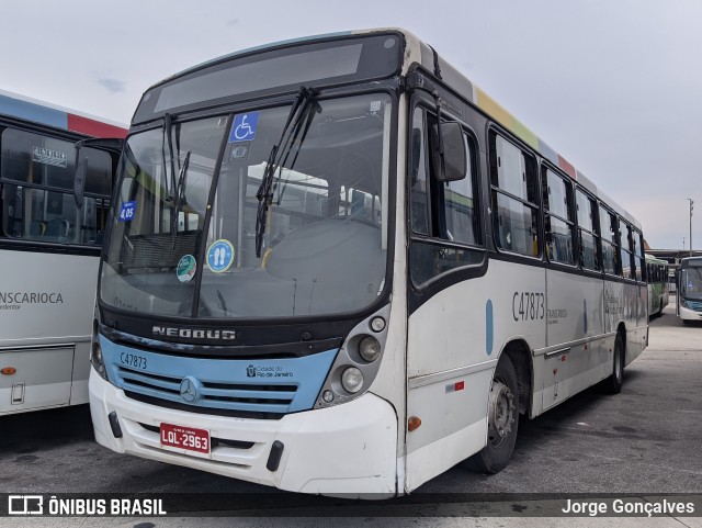 Viação Redentor C47873 na cidade de Rio de Janeiro, Rio de Janeiro, Brasil, por Jorge Gonçalves. Número da foto: #10577217.