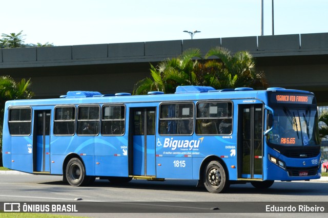 Biguaçu Transportes Coletivos Administração e Participação 1815 na cidade de Florianópolis, Santa Catarina, Brasil, por Eduardo Ribeiro. Número da foto: #10577425.