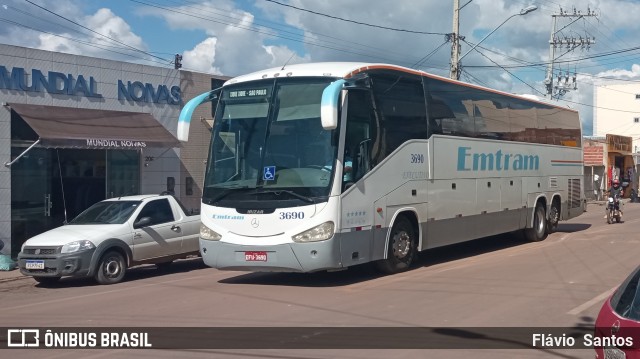 Emtram 3690 na cidade de Barra da Estiva, Bahia, Brasil, por Flávio  Santos. Número da foto: #10578598.