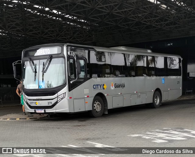 City Transporte Urbano Intermodal - Guarujá 271 na cidade de Guarujá, São Paulo, Brasil, por Diego Cardoso da Silva. Número da foto: #10576535.
