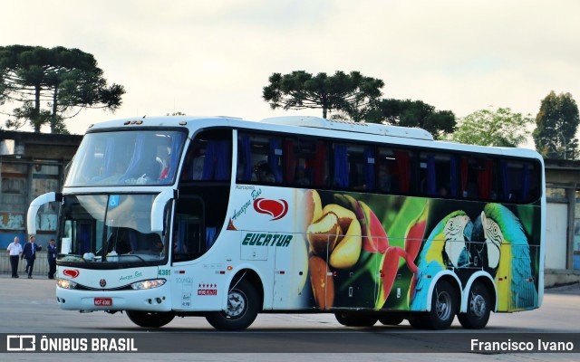 Eucatur - Empresa União Cascavel de Transportes e Turismo 4301 na cidade de Curitiba, Paraná, Brasil, por Francisco Ivano. ID da foto: 10578686.