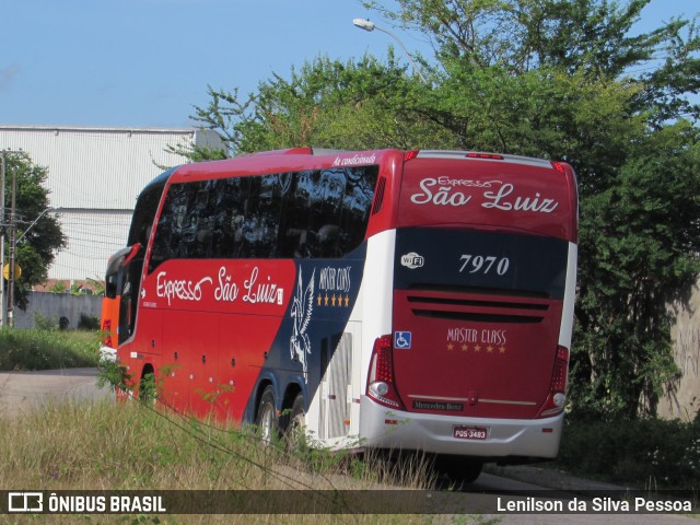 Expresso São Luiz 7970 na cidade de Recife, Pernambuco, Brasil, por Lenilson da Silva Pessoa. Número da foto: #10579797.