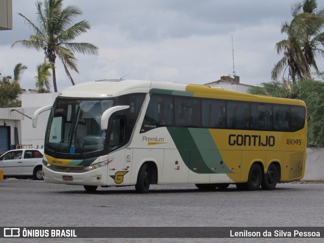 Empresa Gontijo de Transportes 18045 na cidade de Caruaru, Pernambuco, Brasil, por Lenilson da Silva Pessoa. ID da foto: 10579704.