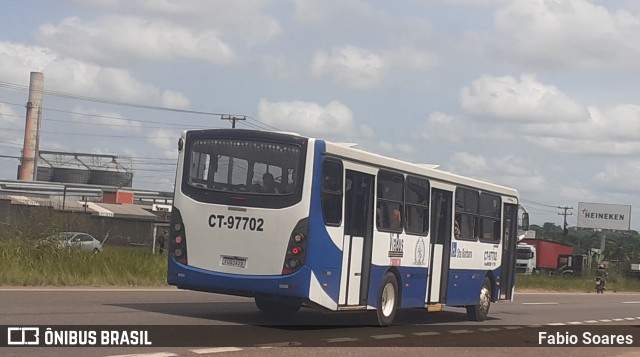 ViaBus Transportes CT-97702 na cidade de Benevides, Pará, Brasil, por Fabio Soares. ID da foto: 10579574.