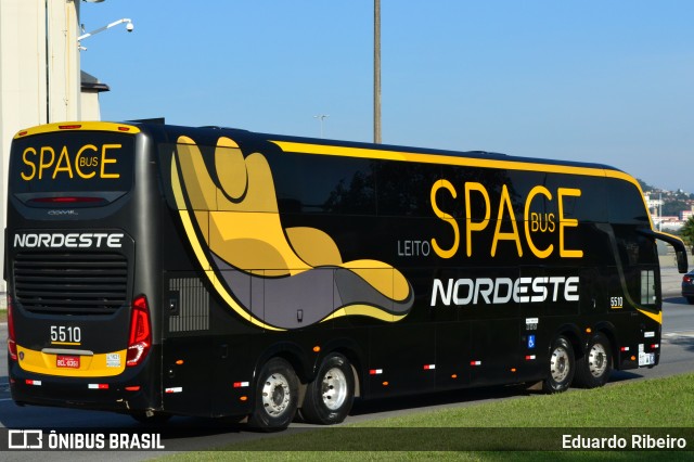 Expresso Nordeste 5510 na cidade de Florianópolis, Santa Catarina, Brasil, por Eduardo Ribeiro. Número da foto: #10578965.